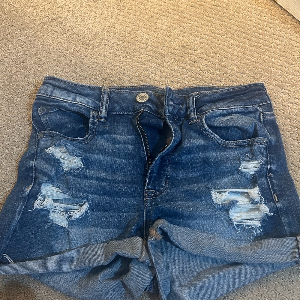 American Eagle Outfitters Light Blue Denim Shorts